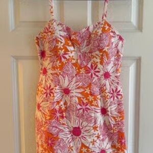 Lilly Pulitzer cotton dress size 4 vintage never worn perfect condition fully li